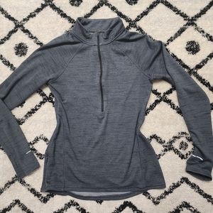 Womens workout 1/4 zip long-sleeved